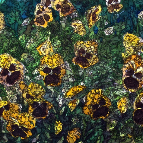 Pansy Party
22x30 Watercolor and Ink